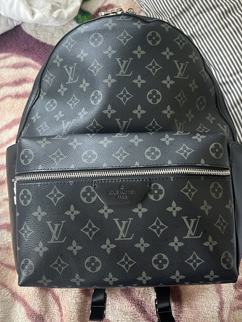 Louis Vuitton Black Monogram Eclipse Backpack